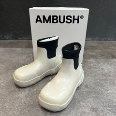 ambush チャンキー　アンクルブーツ AMBUSH チャンキーソール アンクルブーツ | グリーン | FARFETCH JP