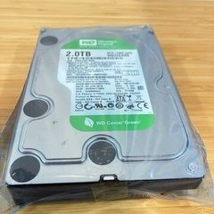 52825J8 Western Digital製 SATA2接続 3.5インチHDD WD20EARS-00MVWB0 2.0TB 3.5インチHDD WD20EARS 電源133回　時間/1064H