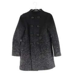 DSQUARED2 (ディースクエアード) Wool Gradation Coat ウールグラデーションコート ブラック/グレーのサムネイル