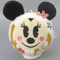 【中古】ぬいぐるみ ミニーだるま(2020) ぬいぐるみバッジ 「ディズニー」 東京ディズニーリゾート限定