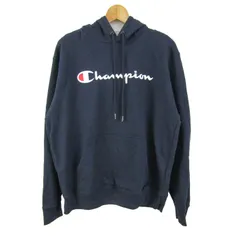 チャンピオン パーカー 長袖 オーセンティック トップス メンズ Mサイズ ネイビー Champion 【中古】のサムネイル