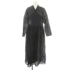 未使用品✨メゾンドソイル ウールシルク カシュクール ロングワンピース 未使用品✨メゾンドソイル ウールシルク カシュクール ロング