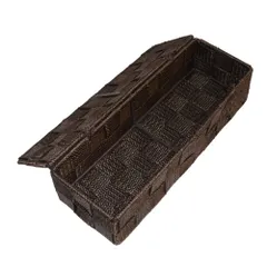 ちどり産業 PPバスケット ケース26cm 58-80DBR ブラウン 9XH5.5ｃm