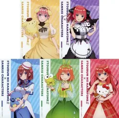 【中古】ポストカード 全5種セット オリジナルポストカード 「五等分の花嫁∬×サンリオキャラクターズ  Limited shop 2022」 対象商品購入特典