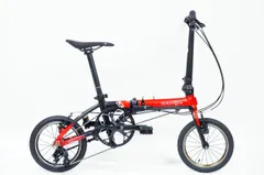 DAHON ダホン　K3 レッド　14インチ　折り畳み自転車　美品中古　傷あり DAHON ダホン K3 レッド 14インチ 折り畳み自転車 美品中古 傷