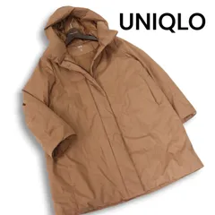 【美品 22AW】UNIQLO ユニクロ 秋冬★ フーディー ハイブリッド ダウン コート Sz.L レディース