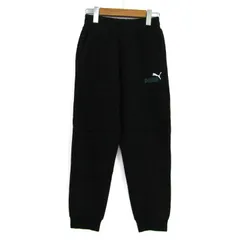 プーマ スウェットパンツ イージーパンツ スポーツウエア ボトムス キッズ 男の子用 150サイズ ブラック PUMA 【中古】
