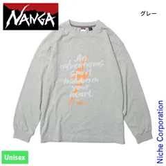 【新品】 ナンガ アドベンチャラス スピリットロングスリーブTシャツ 25FZ-067 アウトドア ウェア トップス ユニセックス 別注 NANGA スウェット 長袖 綿100％