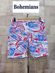 希少⭐︎ボヘミアンズ bohemians×横尾忠則 アメコミ ハーフパンツ 2025年最新】Bohemians ショートパンツ・ハーフパンツの人気