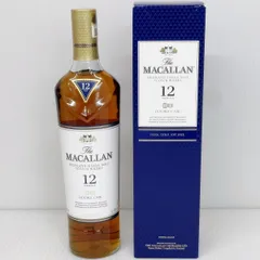 未開栓 The MACALLAN マッカラン 12年 ダブルカスク ハイランド シングルモルトスコッチウイスキー 40% 700ml SINGLE MALT SCOTCH■