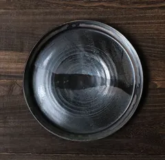 【訳あり】ロイヤルコペンハーゲン　唐津・隆太窯　中里 隆氏コラボ　大皿　黒 ロイヤルコペンハーゲン 唐津・隆太窯 中里 隆氏コラボ 片口器