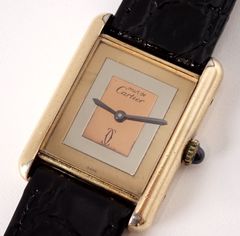 Cartier(カルティエ) マストタンクLM シルバー925 ゴールド 手巻き 時計