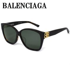 国内正規品 バレンシアガ BALENCIAGA BB0135SA 002 サングラス アジアンフィット アイウェア メガネ 眼鏡 UVカット 紫外線カット メンズ レディース グリーン ハバナ