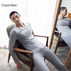 カルバンクライン 吸湿発熱長袖Tシャツ S
