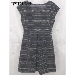 ◇ any FAM エニィファム フレンチスリーブ 膝丈 ワンピース サイズ2 ブラック系 レディース 【中古】 【1104160001552】