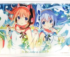 ご注文はうさぎですか？？　B2タペストリー　見返りココア&チノ ご注文はうさぎですか？ ごちうさ B2タペストリー 復刻版 見返り