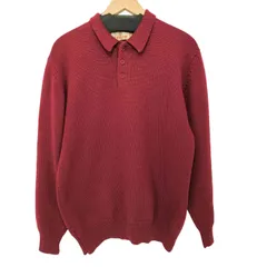 バラクータ BARACUTA 80-90s ニットポロシャツ 襟付きウールニット メンズ import：L のサムネイル