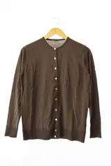 ミューズ ドゥーズィエム クラス MUSE de Deuxieme Classe 20AW FF30 クルーネック カーディガン 20080500402030 38 ブラウン ブランド古着ベクトル 中古 ● 250430