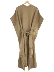 HYKE ハイク 22SS LINEN DRESS リネンドレスワンピース ベージュ 2のサムネイル