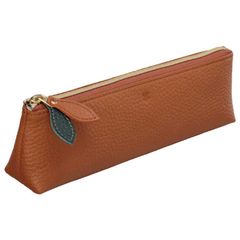 SMYTHSON ブラウン レザー ペンケース - メルカリ