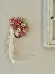 Pink pepper berry ピンクペッパーベリーの小さなリース　12〜26cm