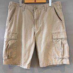 00's carhartt カーハート リップストップ カーゴショーツ ハーフパンツ 短パン ライトベージュ メンズ XLサイズ