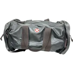 【YOSHIDA & CO., LTD./吉田カバン】ラゲッジレーベル 2WAY ショルダーバッグ ボストンバッグ PVCコーティングキャンバス ブラック系 メンズ 【中古】【真子質店】【BL】