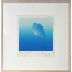 笠井正博 まどろみ シルクスクリーン 版画 250部限定 自筆サイン入り