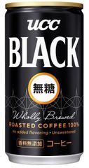 UCC 上島珈琲 ブラック無糖 缶 185ml×1ケース/30本