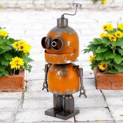 べ*ん様 アンティーク 金属製オブジェ ロボット044 - メルカリ