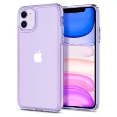 【即日発送】クリア iPhone11ケース 耐衝撃 米軍MIL規格取得 カメラ保護 衝撃吸収 全面 PC TPU 二層構造 Spigen Qi充電 ワイヤレス充電 アイフォン11ケース シュピゲン ウルトラ・ハイブリッド 076CS27185 (クリスタル ・