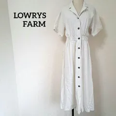 ローリーズファーム リネン混 シャツ ワンピース