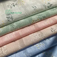 1M単位生地綿100％総柄花刺繍手芸可愛   vii3v231458
