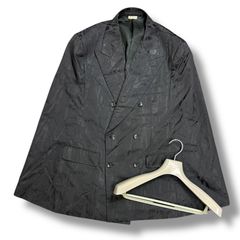 COMME des GARCONS HOMME PLUS 23AW ジオメトリックダブルブレストジャケット テーラードジャケット ポンチョ コムデギャルソンオムプリュス PL-J039 ブラック L 94450A6