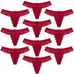 【10枚セット】総レースTバックショーツ レディース セクシー まとめ買い 上品 大人可愛い 下着 透け感 ランジェリー お得な選べるカラー 黒 白 赤 紫 青 rt-039