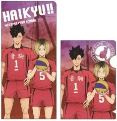 【中古】クリアファイル 音駒高校 「ハイキュー!! TO THE TOP ミニクリアファイルコレクション(2枚入)」