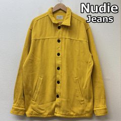 Nudie Jeans ヌーディージーンズ ジャケット、上着 ジャンパー、ブルゾン Elias Twill Over Shirt オーバー シャツ ジャケット ビッグ シルエット マスタード