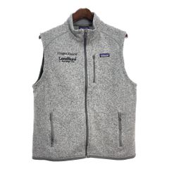 patagonia パタゴニア ベターセーター フリースベスト アウトドア 企業ロゴ グレー(メンズ XL)中古 古着 U3089