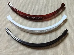 新品未使用☆ポニーテールだけじゃなくまとめ髪に☆大きいのでしっかり留まります☆変わり種ヘアクリップ3個セット☆