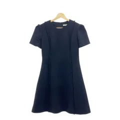 【美品】  FOXEY NEW YORK / フォクシーニューヨーク | イヴェット コットン ツイード ワンピース | 38 | ブラック | レディース