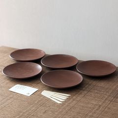 【送料無料】　5枚セット　ゴールデンデザインルーム　ミセス・A・レイモンド　谷川徹三　坂倉準三　末吉菊麿　山田哲三郎　柳宗理　芦原義信　黒川滋　日本橋白木屋　天然木　無垢材　ディスプレイ　撮影小物　小道具　日本製　時代物　年代物　アンティーク　古道具