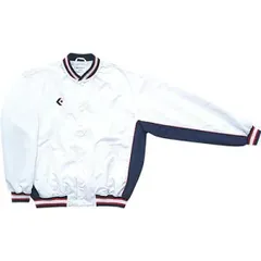 【新品】【Sサイズのみ】CONVERSE(コンバース) メンズ 6F ウォームアップジャケット ホワイト×ネイビー CB14112S-1129-S