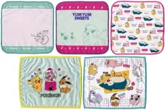 【中古】タオル・手ぬぐい 全5種セット タオルコレクション 「一番くじ Pokemon YUM YUM SWEETS」 G賞