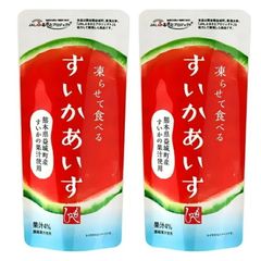 【２個セット】カルディ 凍らせて食べる　すいかあいす 100g （熊本県益城町産すいかの果汁使用）