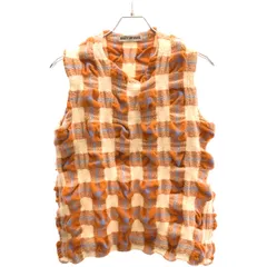 【美品】ISSEY MIYAKE イッセイミヤケ シワ加工 ジレ ベスト ISSEY MIYAKE - ISSEY MIYAKE イッセイミヤケ シワ加工 ジレ