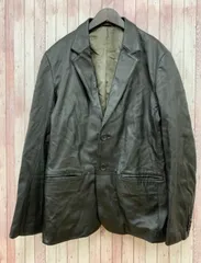 極美品 barassi レザーシャツ ジャケット シワ加工 羊革 L 極美品 barassi レザーシャツ ジャケット シワ加工 羊革 L