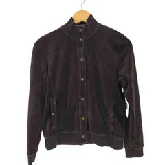 ローレンラルフローレン LAUREN RALPH LAUREN ワンポイント刺繍ベロア金ボタンブルゾン レディース import：M 