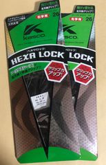 KASCOゴルフグローブ  HEXA LOCK 右手用 ブラック SIZE:26