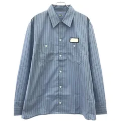 シークエル 24aw ネルシャツ M ブルー ot25aw01-01.jpg