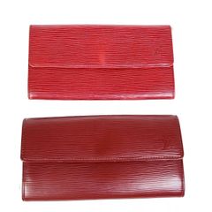LOUIS VUITTON ルイヴィトン 長財布 エピ 赤 ルビー 2点 セット 61KA294